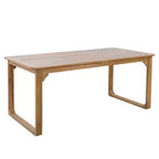 Christopher Knight Home Gavin Ensemble de salle à manger moderne 5 pièces en bois d'acacia avec 4 chaises de salle à manger en osier tressé