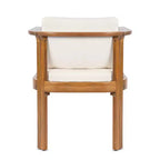 Christopher Knight Home Merlin Patio Set da Pranzo Rustico da Esterno 7 Pezzi in Legno di Acacia Espandibile con Sedie da Pranzo Imbottite