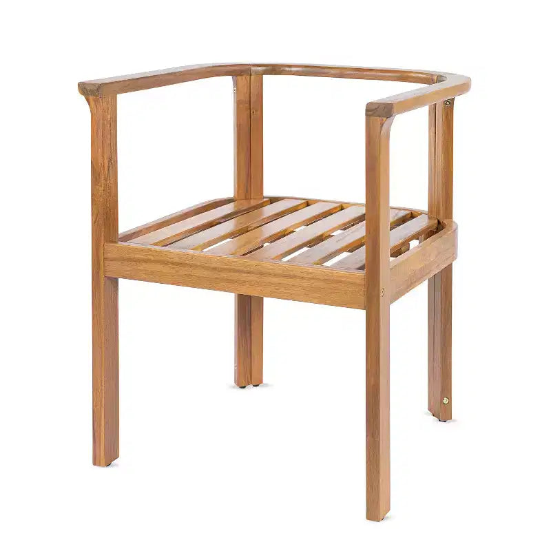 Christopher Knight Home Merlin Patio Set da Pranzo Rustico da Esterno 7 Pezzi in Legno di Acacia Espandibile con Sedie da Pranzo Imbottite