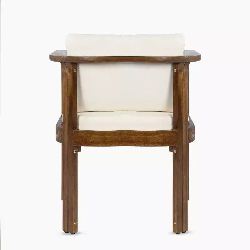 Christopher Knight Home Merlin Patio Set da Pranzo Rustico da Esterno 7 Pezzi in Legno di Acacia Espandibile con Sedie da Pranzo Imbottite