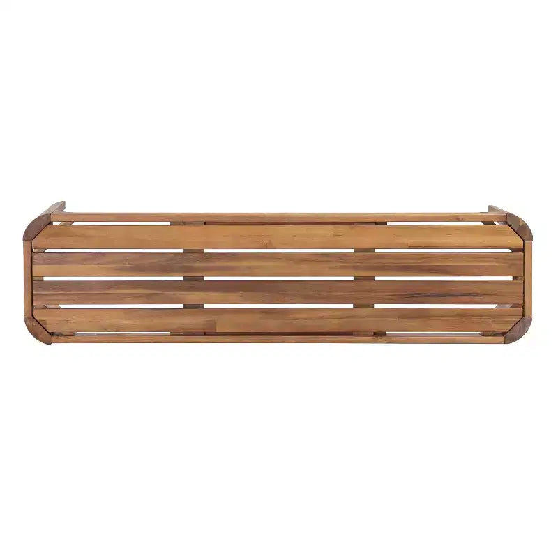 Christopher Knight Home Bao Set da Pranzo Moderno a 3 Pezzi per Patio in Legno di Acacia con Design a Doghe