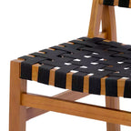 Christopher Knight Home Prem Modern Set da pranzo da esterno 5 pezzi in legno di acacia con corda intrecciata in PE e tavolo a doghe