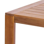 Christopher Knight Home Ratchanon Set da pranzo moderno da esterno da 7 pezzi in legno di acacia con corda intrecciata in PE e tavolo a doghe