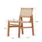 Christopher Knight Home Ratchanon Set da pranzo moderno da esterno da 7 pezzi in legno di acacia con corda intrecciata in PE e tavolo a doghe
