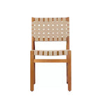 Christopher Knight Home Ratchanon Set da pranzo moderno da esterno da 7 pezzi in legno di acacia con corda intrecciata in PE e tavolo a doghe