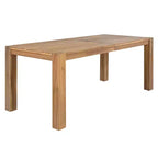Set da pranzo per esterni a 7 pezzi per 6 persone con foro per ombrellone, tavolo e sedie da patio in legno con cuscini rimovibili per giardino o patio-Panipeachy