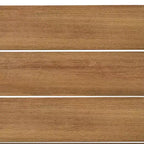 Set da pranzo per esterni a 7 pezzi per 6 persone con foro per ombrellone, tavolo e sedie da patio in legno con cuscini rimovibili per giardino o patio-Panipeachy