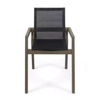 Set da pranzo da esterno Christopher Knight Home Sofia in 7 pezzi in legno di acacia rustico con sedie in rete