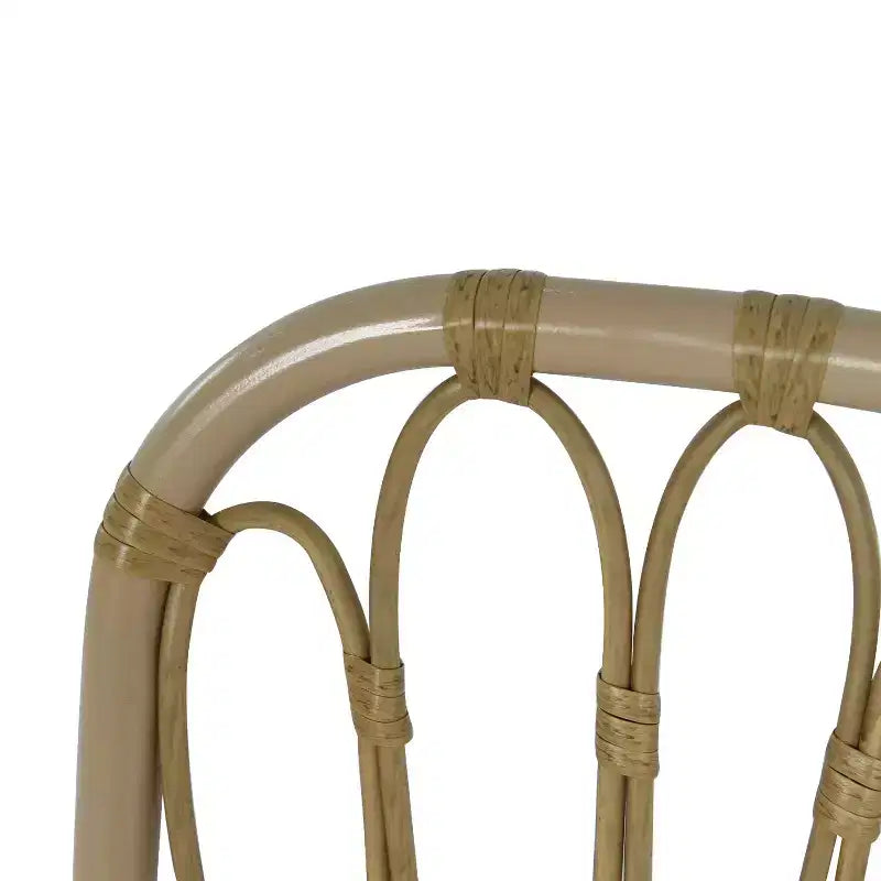 Set da pranzo da esterno a 5 pezzi Christopher Knight Home Camille Boho in legno di acacia e rattan con cuscini