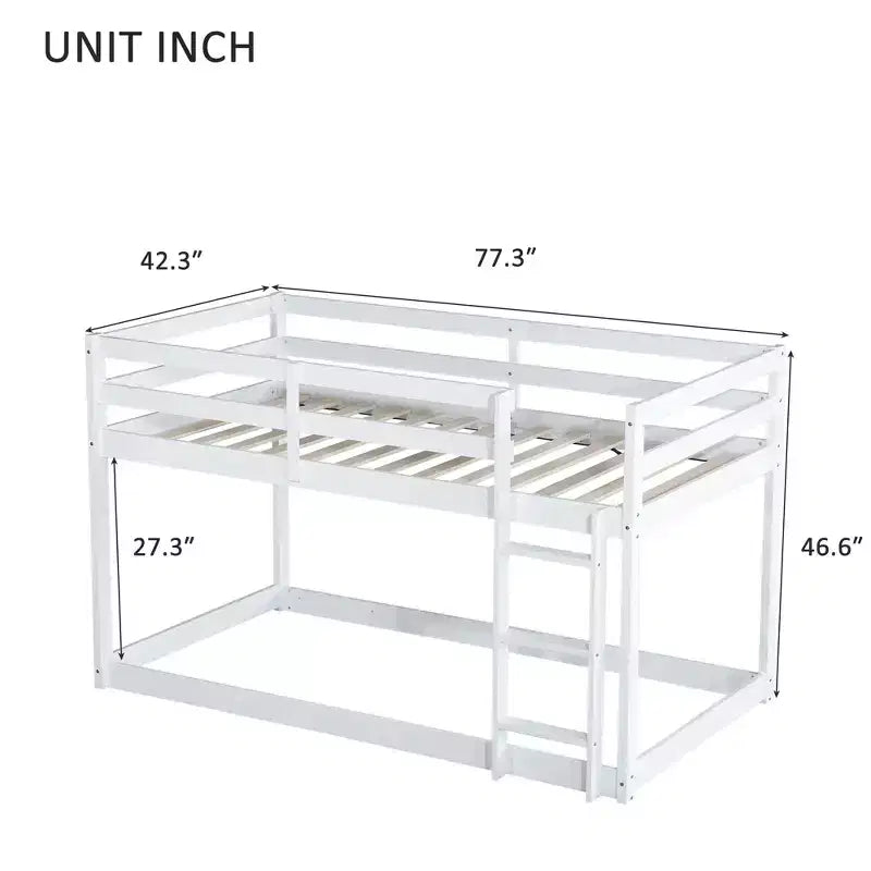 Telaio letto matrimoniale Design silenzioso Nessun box spring richiesto Legno massello di pino