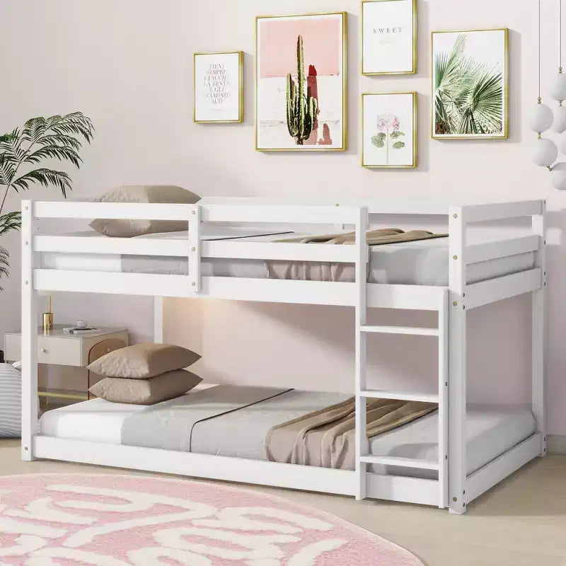 Telaio letto matrimoniale Design silenzioso Nessun box spring richiesto Legno massello di pino