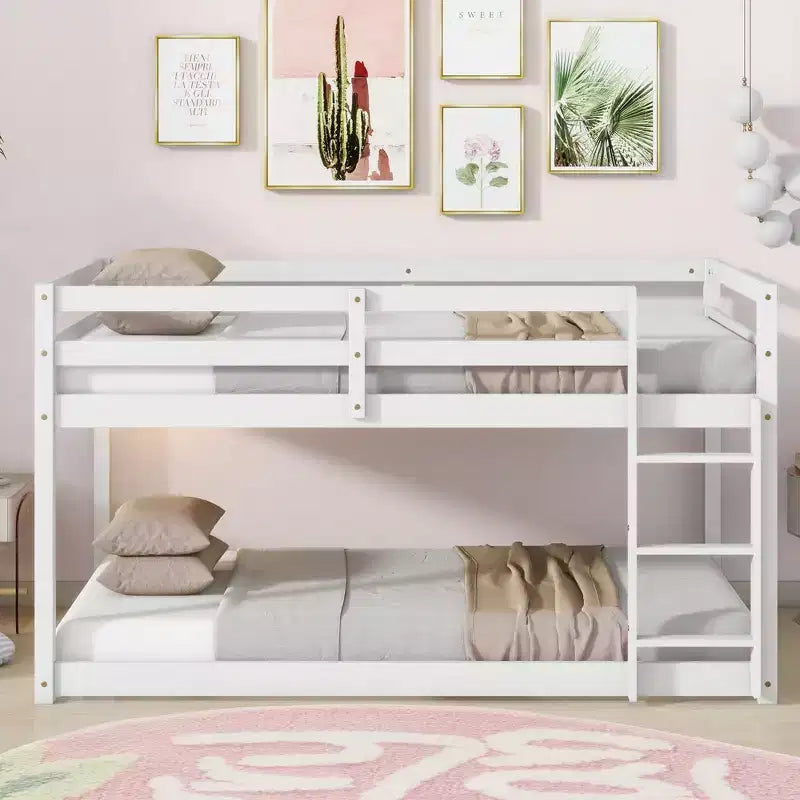 Telaio letto matrimoniale Design silenzioso Nessun box spring richiesto Legno massello di pino