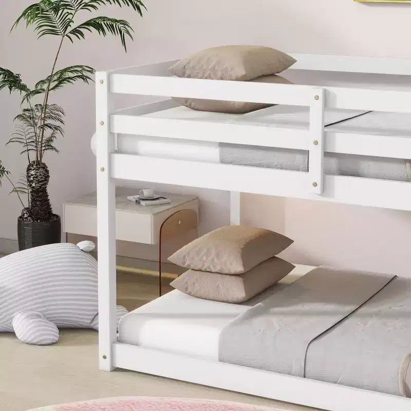 Telaio letto matrimoniale Design silenzioso Nessun box spring richiesto Legno massello di pino