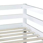 Telaio letto matrimoniale Design silenzioso Nessun box spring richiesto Legno massello di pino