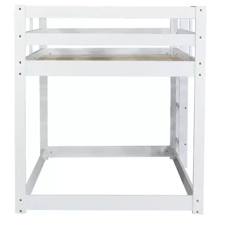 Telaio letto matrimoniale Design silenzioso Nessun box spring richiesto Legno massello di pino
