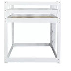 Telaio letto matrimoniale Design silenzioso Nessun box spring richiesto Legno massello di pino