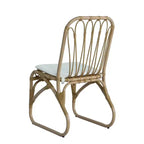 Set da pranzo da esterno di 7 pezzi per 6 persone con sedie in rattan intrecciato, tavolo da pranzo rettangolare da patio da 72 pollici con piano in legno di acacia per cortile, terrazzo-Panipeachy