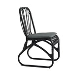 Set da pranzo da esterno di 7 pezzi per 6 persone con sedie in rattan intrecciato, tavolo da pranzo rettangolare da patio da 72 pollici con piano in legno di acacia per cortile, terrazzo-Panipeachy