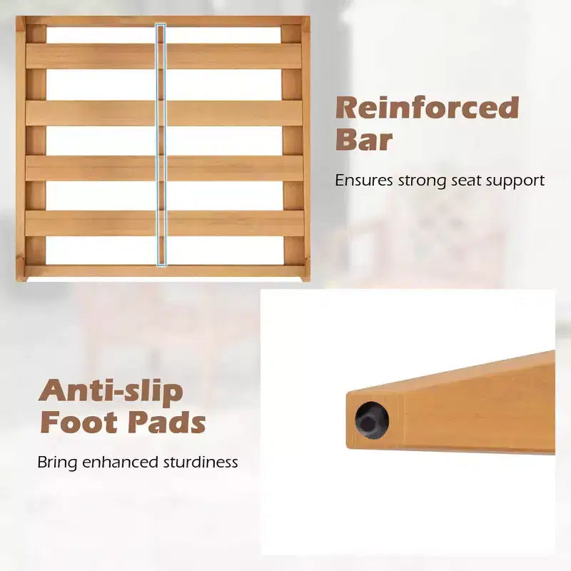 Set da pranzo da patio Costway 3 pz, tavolino e 2 sedie con schienale comodo e gambe solide