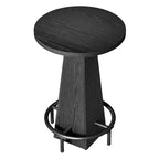 Tavolo rotondo da cocktail da 60 cm, salvaspazio, moderno e rustico per bar di casa e sala d'attesa dell'ufficio