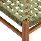 Christopher Knight Home Synci, set da pranzo da giardino moderno a 7 pezzi in acacia con tavolo a doghe e design in vimini