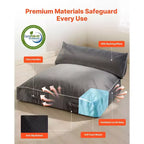 Crash Pad 5 x 4,5 piedi Tappeto Morbido per Bambini Sensoriale con Blocchi di Schiuma e Rivestimento Lavabile Ampia Zona di Atterraggio in Schiuma Morbida