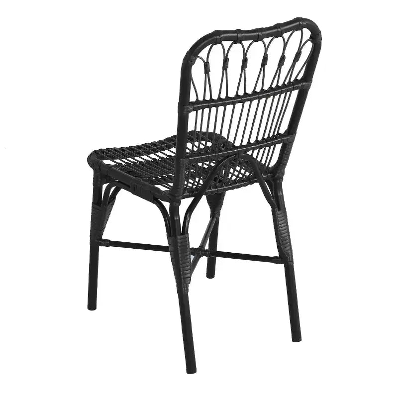 Christopher Knight Home Bruni Set da pranzo moderno di 7 pezzi per patio in ferro e rattan PE con tavolo ovale