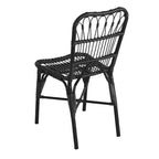 Christopher Knight Home Bruni Set da pranzo moderno di 7 pezzi per patio in ferro e rattan PE con tavolo ovale