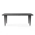 Christopher Knight Home Dominca Set da pranzo Boho da 9 pezzi in ferro e rattan con cuscini per patio