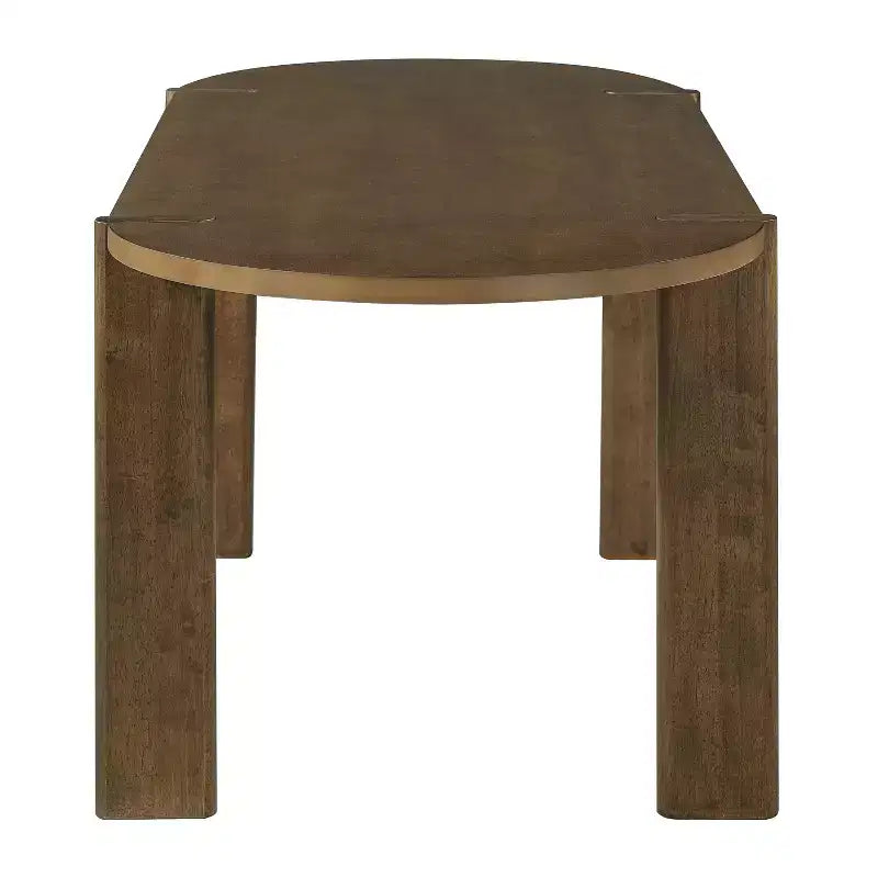 Christopher Knight Home Samori, ensemble de salle à manger moderne 7 pièces avec table ovale et chaises rembourrées en hévéa et fer
