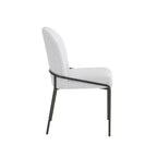 Christopher Knight Home Samori, ensemble de salle à manger moderne 7 pièces avec table ovale et chaises rembourrées en hévéa et fer