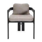 ModernLuxe Set da Pranzo per Esterni da 7 Pezzi per 6 Persone, Set da Arredo Giardino con Tavolo da Pranzo e 6 Sedie con Cuscini e Telaio Resistente alle Intemperie