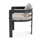 ModernLuxe Set da Pranzo per Esterni da 7 Pezzi per 6 Persone, Set da Arredo Giardino con Tavolo da Pranzo e 6 Sedie con Cuscini e Telaio Resistente alle Intemperie