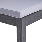 Christopher Knight Home Rani Set da Pranzo Moderno da 9 Pezzi in Acacia con Tavolo a Doghe Estensibile e Cuscini