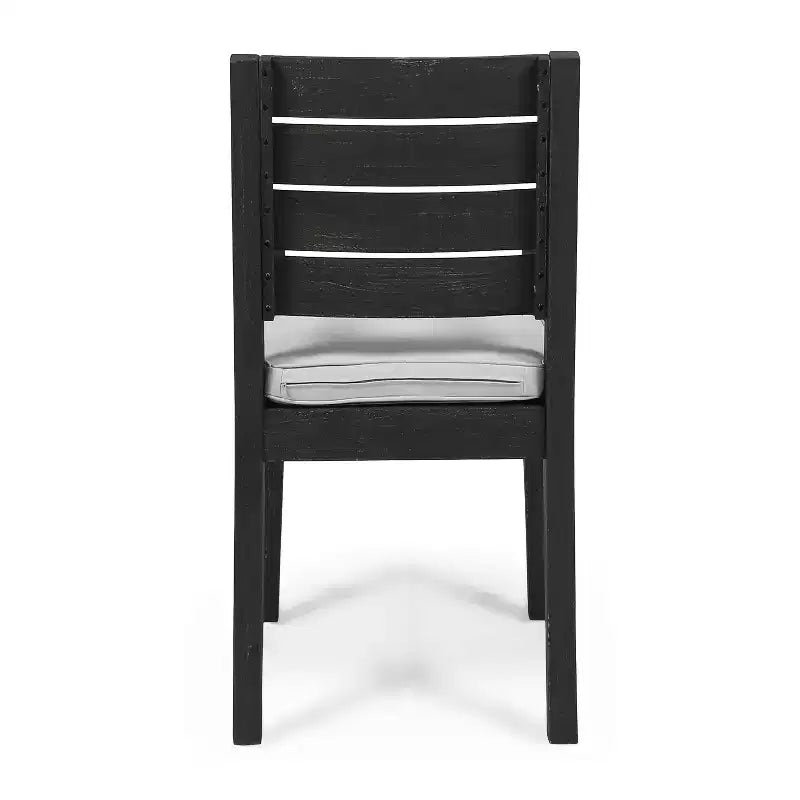 Christopher Knight Home Rani Set da Pranzo Moderno da 9 Pezzi in Acacia con Tavolo a Doghe Estensibile e Cuscini