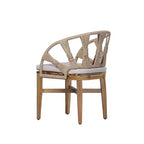 Christopher Knight Home Cascade, set da pranzo Boho da esterno a 7 pezzi in legno di acacia e vimini con tavolo ovale a doghe da esterno