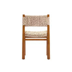 Christopher Knight Home Fineas Set da Pranzo da Esterno Bohemien a 9 Pezzi in Legno di Acacia con Tavolo Espandibile a Doghe e Design in Vimini