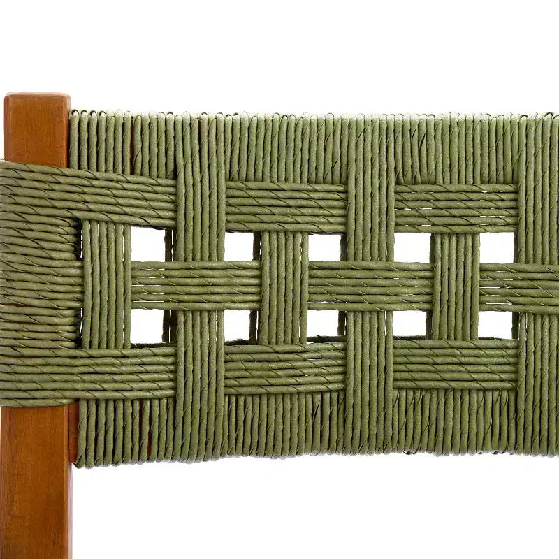 Christopher Knight Home Yuri, ensemble repas de jardin moderne 6 pièces en acacia avec table à lattes et osier en PE