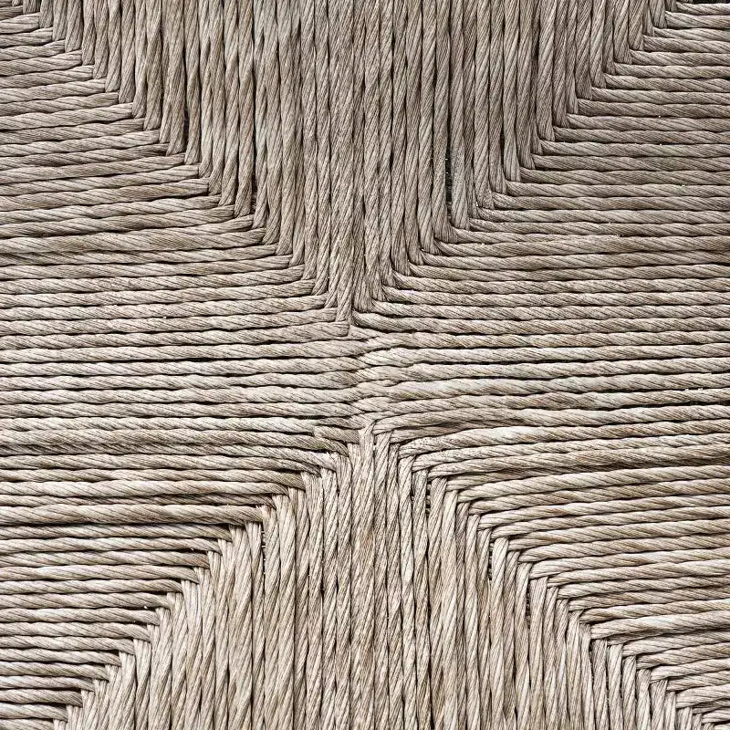 Set da Pranzo da Esterno a 5 Pezzi con Tavolo Rotondo in Legno di Acacia e 4 Poltrone Intrecciate, Mobili da Giardino Moderni per Cortile, Terrazza-Panipeachy