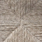 Set da Pranzo da Esterno a 5 Pezzi con Tavolo Rotondo in Legno di Acacia e 4 Poltrone Intrecciate, Mobili da Giardino Moderni per Cortile, Terrazza-Panipeachy