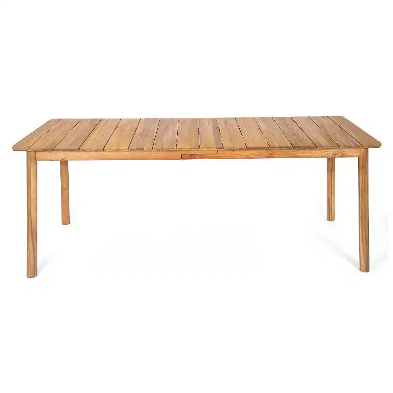 Christopher Knight Home Visola, ensemble de 9 chaises de salle à manger bohèmes en bois d'acacia et corde tressée avec table à lattes et coussins