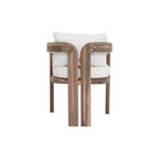 Christopher Knight Home Kesden Ensemble de salle à manger d'extérieur rustique 7 pièces en bois d'acacia avec chaises à dossier incurvé
