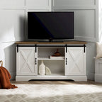 Mobile TV ad angolo con porta scorrevole Middlebrook da 52 pollici