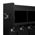 Arbre d'entrée et banc à chaussures avec portes Woodland par Bush Furniture
