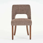 Lot de 2 chaises de salle à manger classiques et modernes rembourrées en tissu