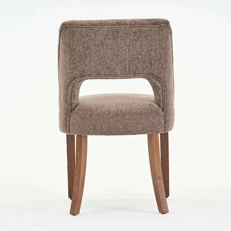 Lot de 2 chaises de salle à manger classiques et modernes rembourrées en tissu