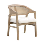 Christopher Knight Home - Chaise de salle à manger capitonnée en cannage (Lot de 2)