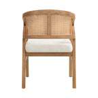 Christopher Knight Home - Chaise de salle à manger capitonnée en cannage (Lot de 2)