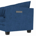 Christopher Knight Home - Divano Noah Grande a 3 Posti con Chaise Longue Componibile e Tasche sul Bracciolo, Rivestimento in Tessuto
