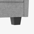 Christopher Knight Home - Divano Noah Grande a 3 Posti con Chaise Longue Componibile e Tasche sul Bracciolo, Rivestimento in Tessuto
